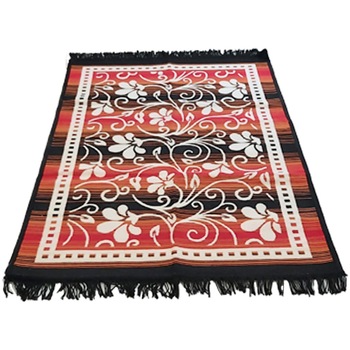 Covor Eljado, fibre sintetice, trafic intens, 120 X 180, Rosu/Alb Covor Eljado, fibre sintetice, trafic intens, 120 X 180, Rosu/Alb