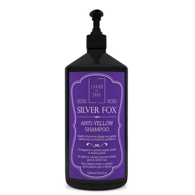 Sampon Silver Fox, Lavish Care, Neutralizeaza reflexiile galbene, 1000 ml