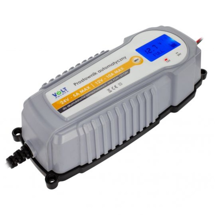 Redresor automat Volt 12 / 24V 10A lcd