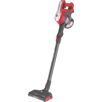 Aspirator vertical Hoover HF122RH 011, tehnologie ciclonica, 22 V, baterie Li-Ion, timp de rulare pana la 40 min, filtru, functie turbo, cos 0.9 l, Rosu/Gri Aspirator vertical Hoover HF122RH 011, tehnologie ciclonica, 22 V, baterie Li-Ion, timp de rulare pana la 40 min, filtru, functie turbo, cos 0.9 l, Rosu/Gri