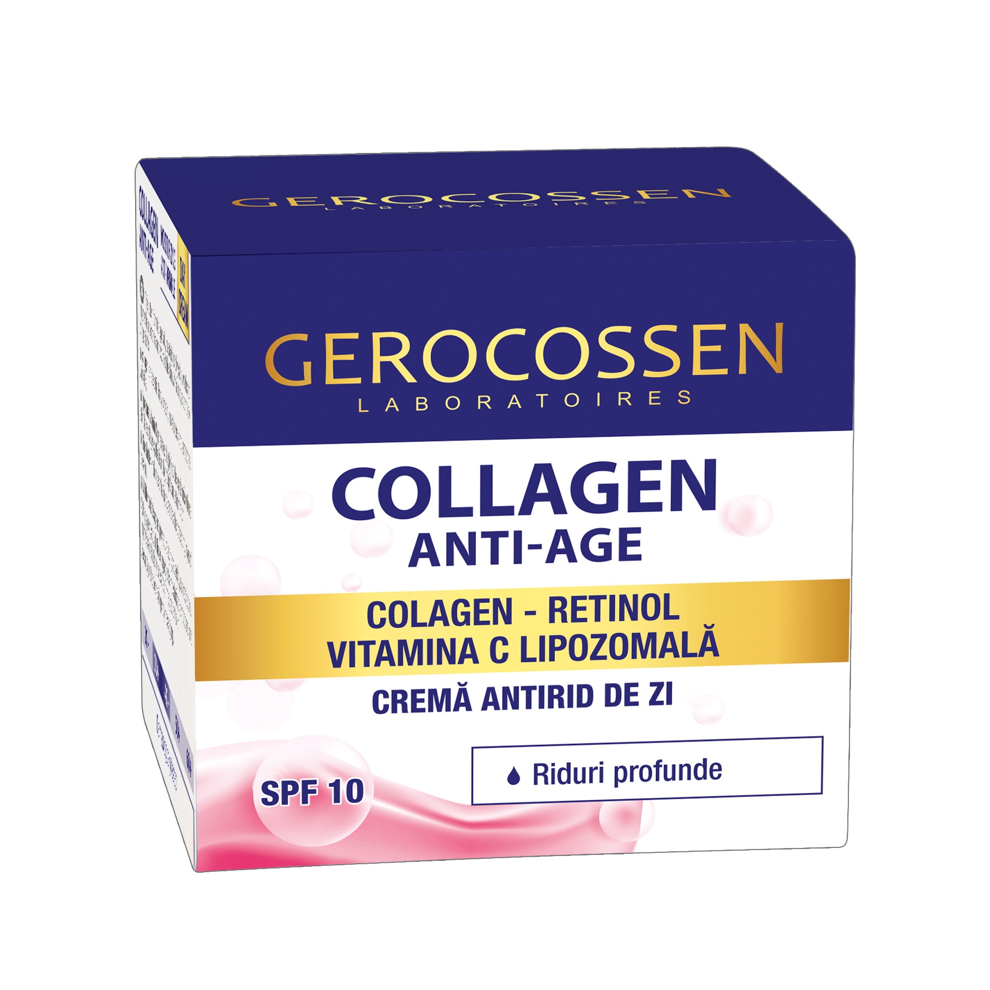 Crema zi antirid riduri profunde spf10 Collagen AntiAge 50ml - Gerocossen, pret 32,4 lei - Planteea