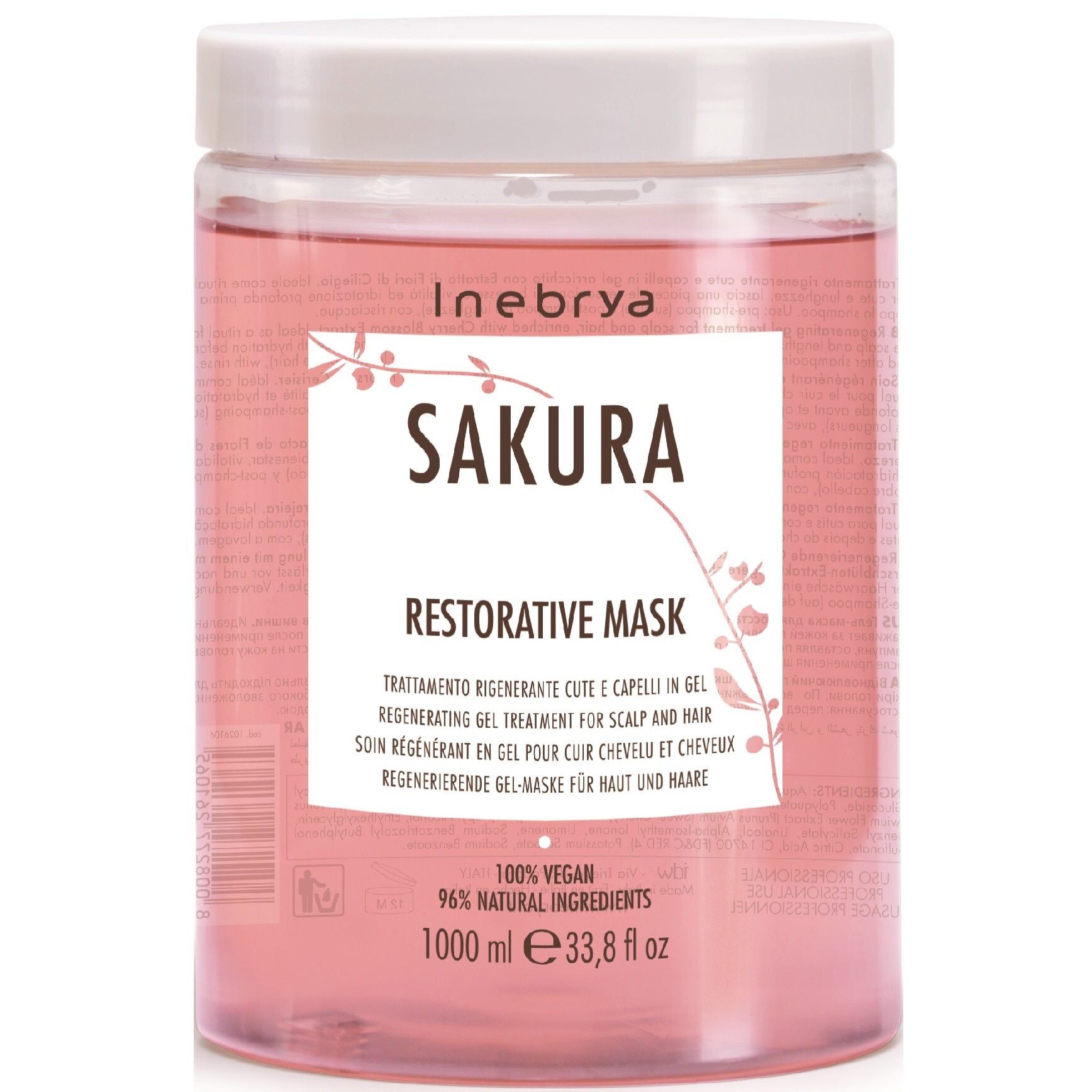 Masca regenerare, Inebrya Sakura, 1000 ml