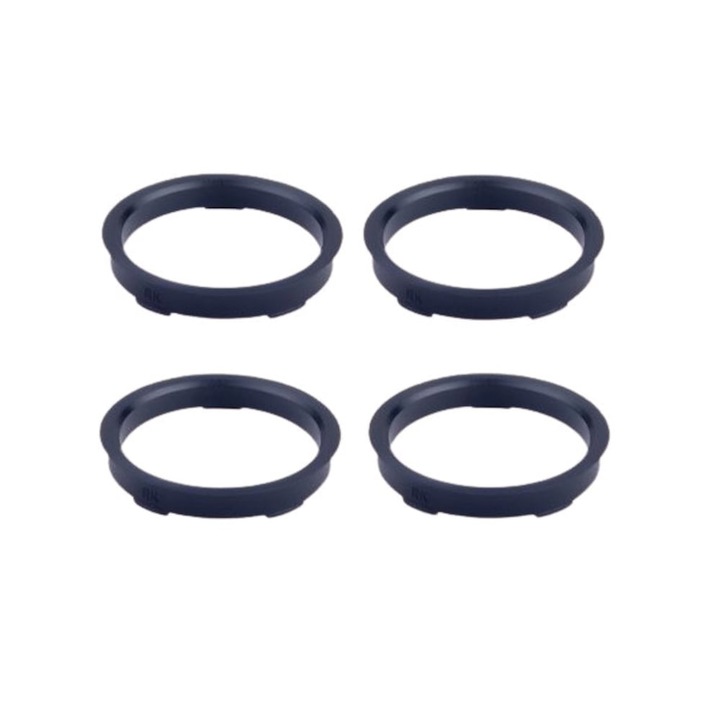 Комплект от 4 центриращи пръстена за джанти AUTOHELIX MSA, 70,4 X 56,6 мм