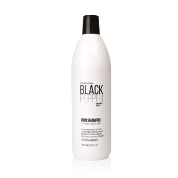 Sampon fortifiant si hidratant, Inebrya, Black Pepper Iron, 1000 ml Sampon fortifiant si hidratant, Inebrya, Black Pepper Iron, 1000 ml