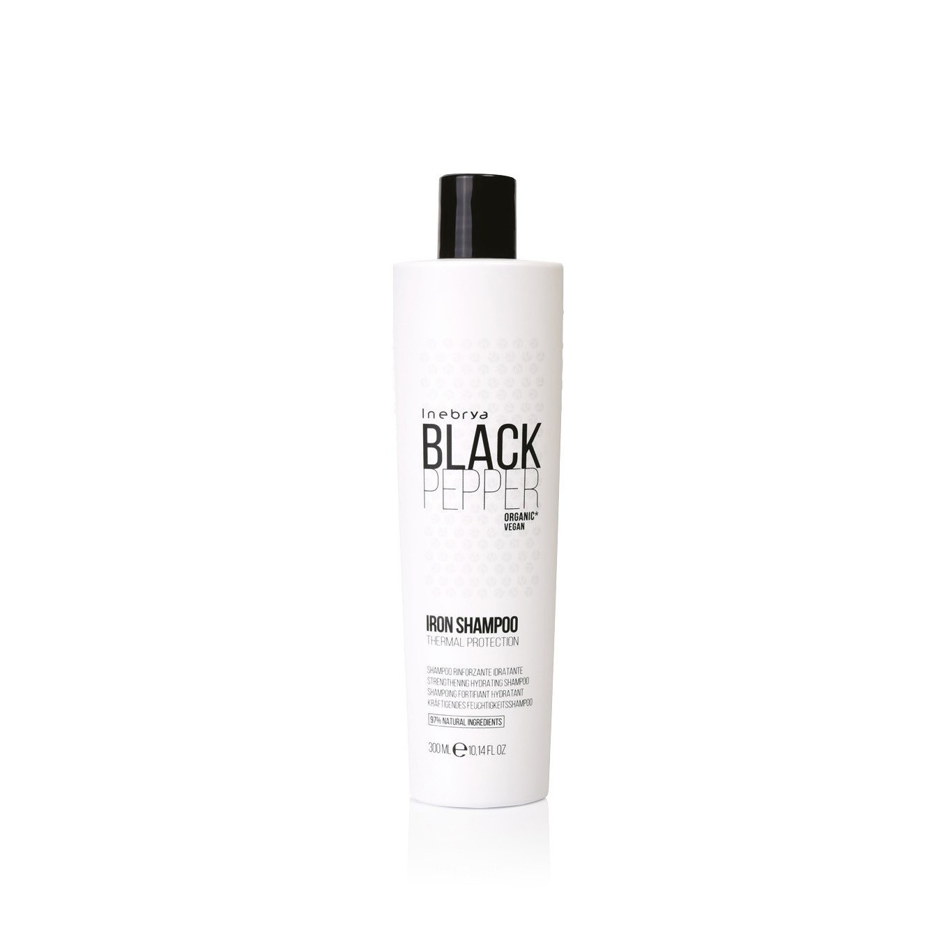 Sampon fortifiant si hidratant, Inebrya, Black Pepper Iron, 300 ml