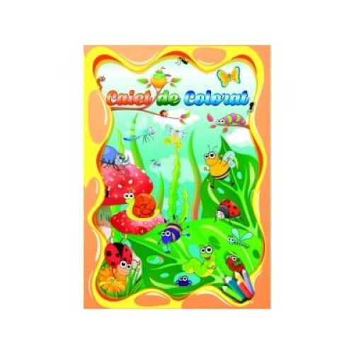 Caiet de colorat (galben)