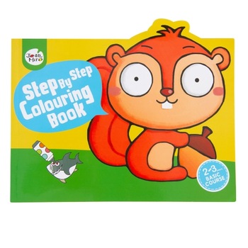 Carte Imaginarium Step By Step Colouring Book pentru a invata sa pictezi si sa colorezi, cu texte in limba engleza, cu poze de animale Carte Imaginarium Step By Step Colouring Book pentru a invata sa pictezi si sa colorezi, cu texte in limba engleza, cu poze de animale