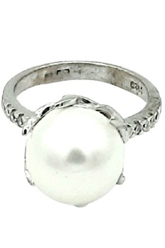 Inel Argint 925 Francesca cu perla marime 15 Inel Argint 925 Francesca cu perla marime 15