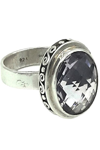 Inel Argint 925 Fancy cu piatra de ametist marime 15