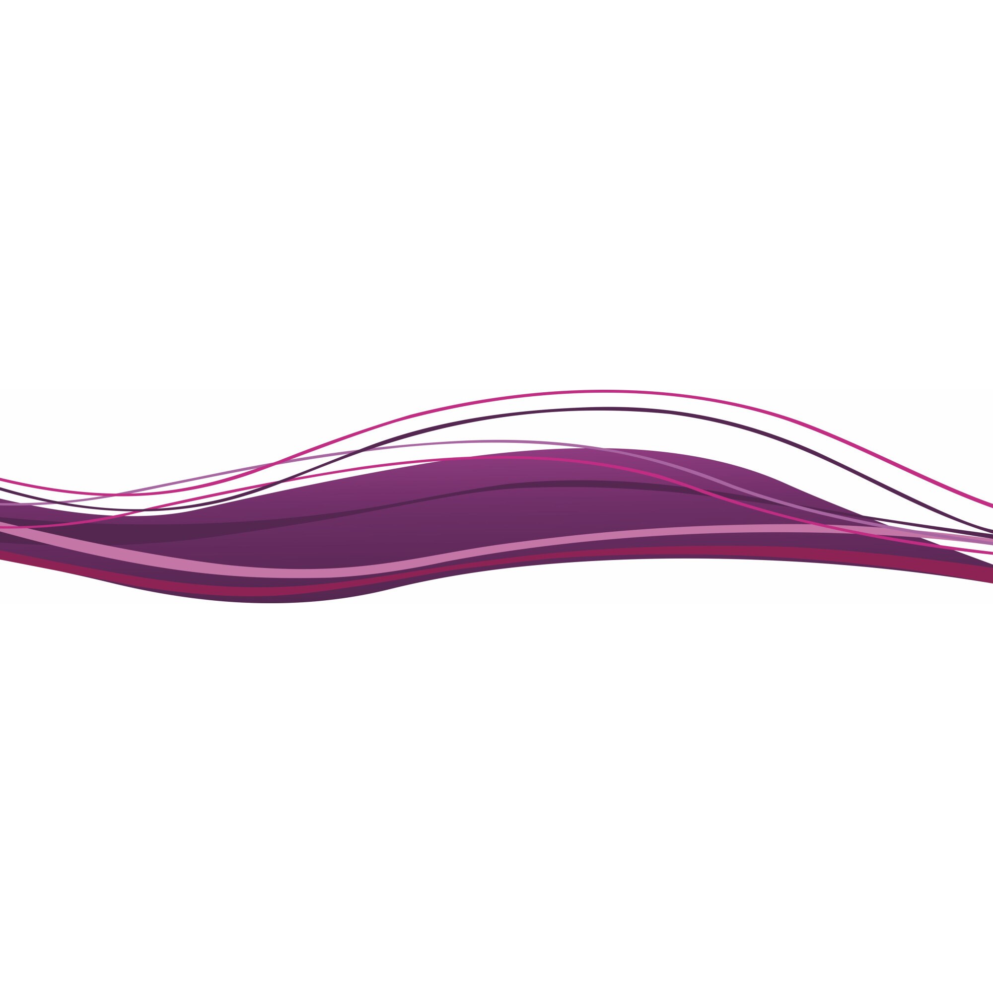 Panou sticla decorativa bucatarie 600 X 2800 mm Purple Waves, Silicon de montaj inclus