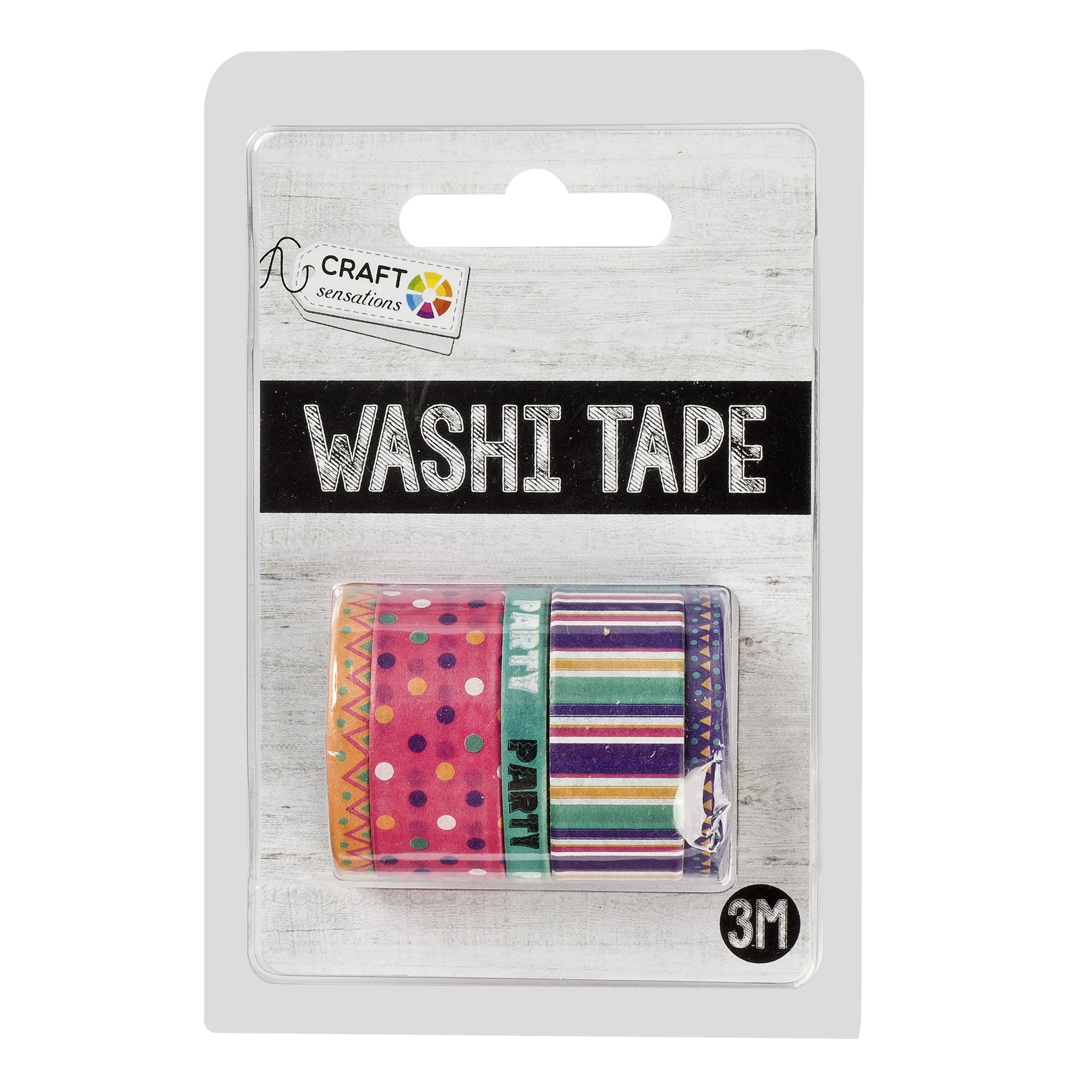 Set 5 role banda adeziva decorativa, Grafix, model party