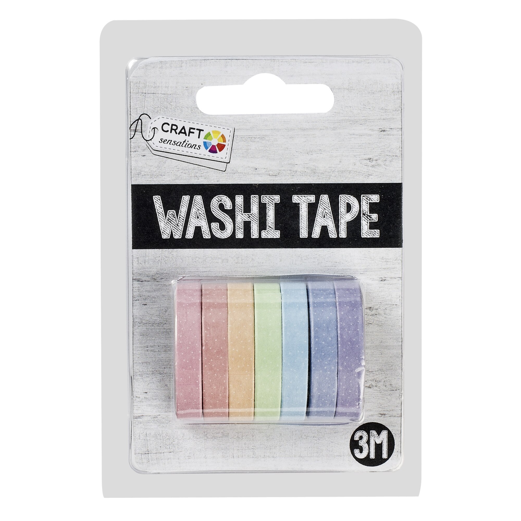 Set 7 role banda adeziva decorativa, Grafix, model dots