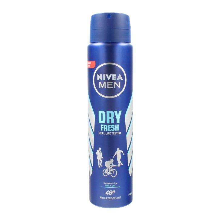 Дезодорант спрей Nivea Men Dry Fresh, 200 мл