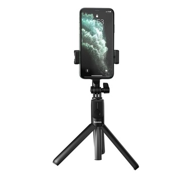 Selfie stick cu trepied Baseus wireless bluetooth, telecomanda, rotatie 240 grade Selfie stick cu trepied Baseus wireless bluetooth, telecomanda, rotatie 240 grade