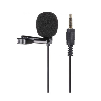 Microfon tip lavaliera cu mufa jack 3.5mm, model jr-lm1, black Microfon tip lavaliera cu mufa jack 3.5mm, model jr-lm1, black