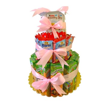 Tort din dulciuri, 45 produse Tort din dulciuri, 45 produse