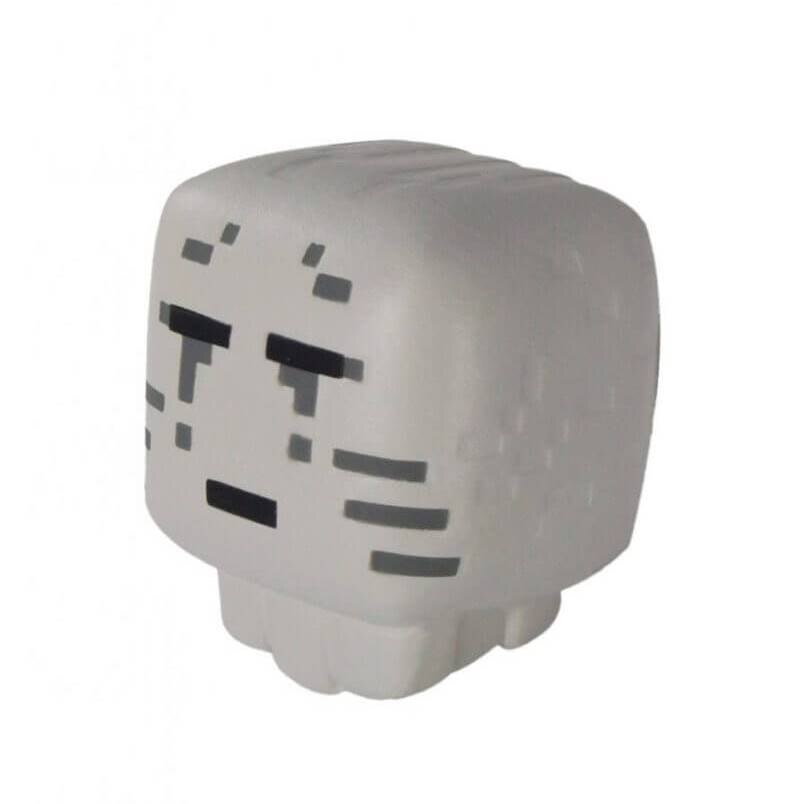 ​Figurina 3D Antistres, Minecraft Squishme, Ghost, 6 cm