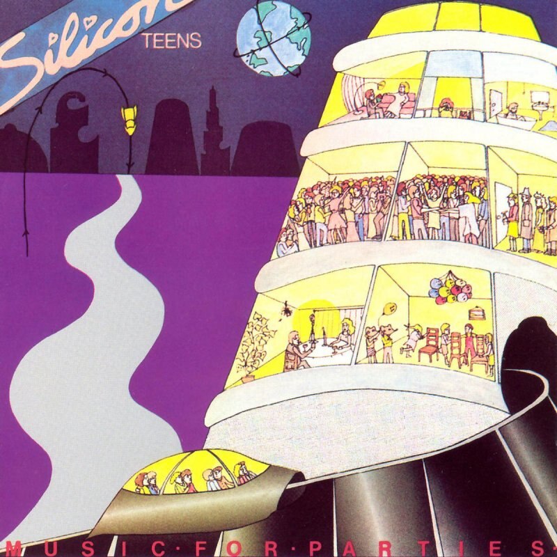 Silicon Teens - Music For Parties =orange= (LP)