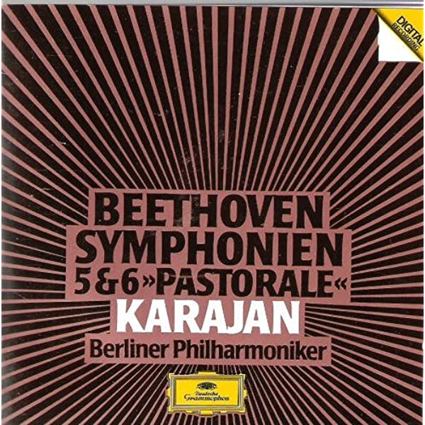 L Van Beethoven - Karajan Berliner Philharmoniker Symphonien 5 & 6 (CD)