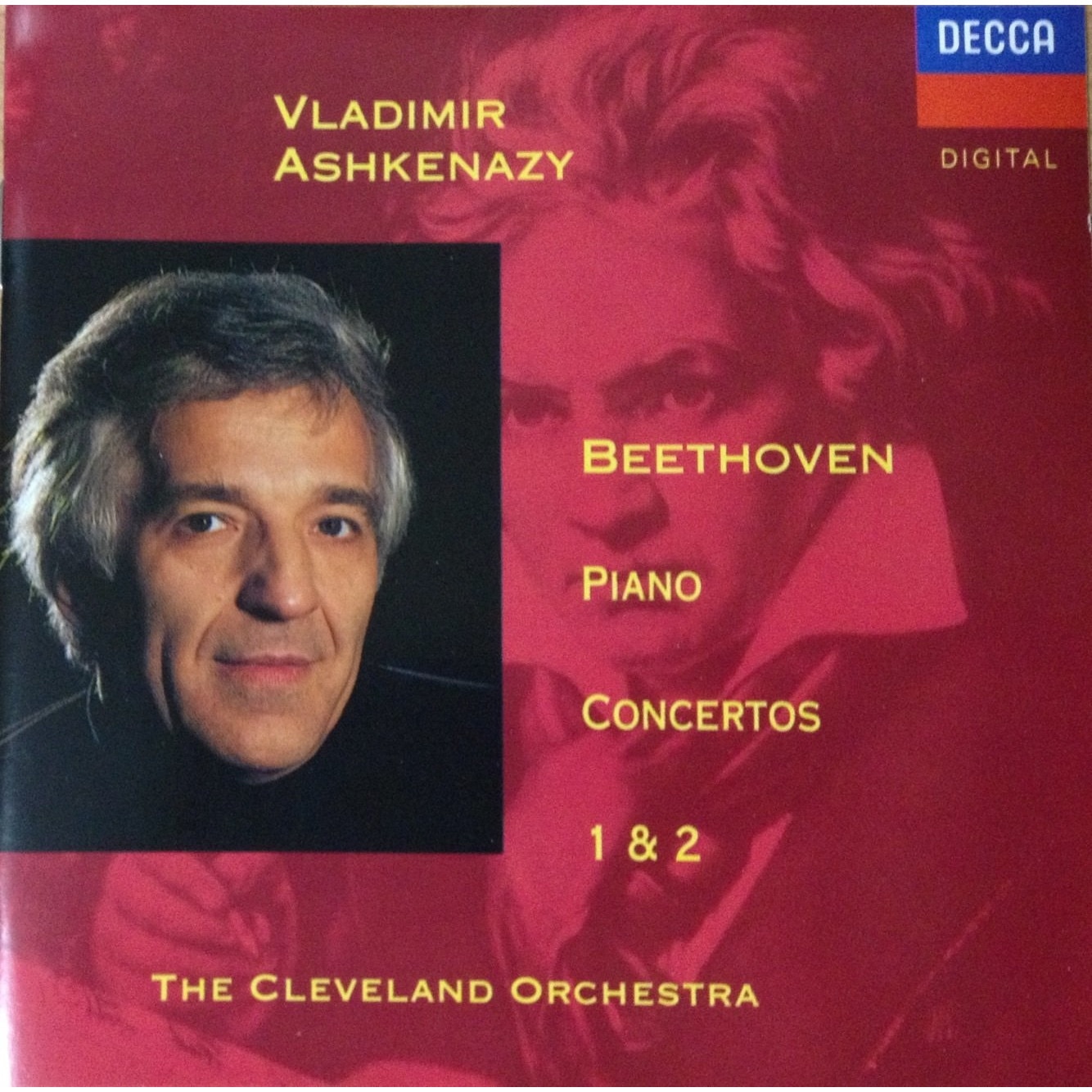 L Van Beethoven - Beethoven Piano Concertos 1 & 2 Vladimir Ashkenazy (CD)