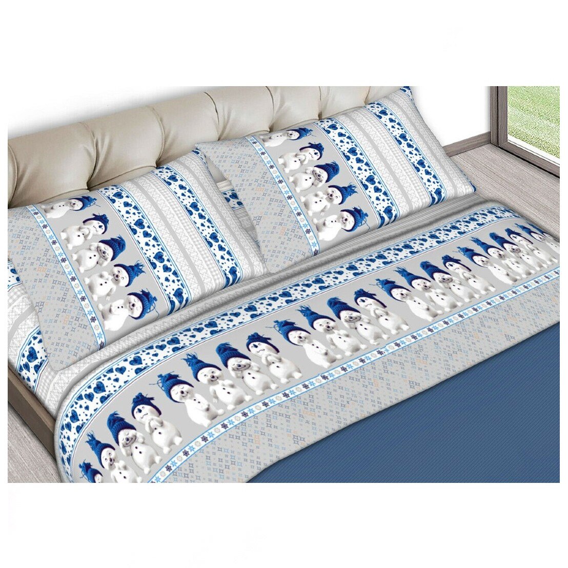 Set Lenjerie de pat Aurora, 1 Persoana, 100% Bumbac, 3 Piese, 160x300 cm