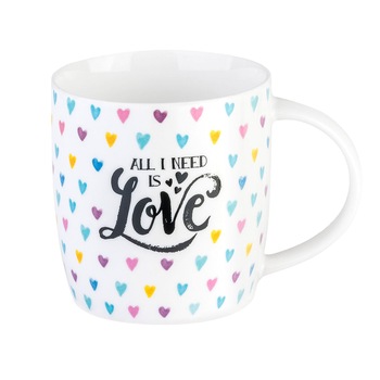 Cana portelan Love, Legami, Multicolor, 350 ml Cana portelan Love, Legami, Multicolor, 350 ml