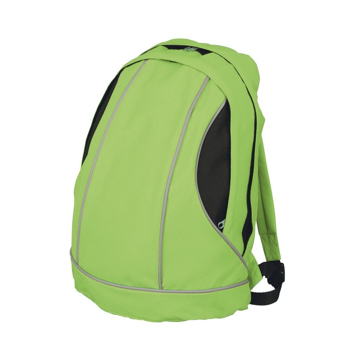 Rucsac sport casual, Everestus, 20IUN1397, Verde, Poliester, saculet si eticheta bagaj incluse