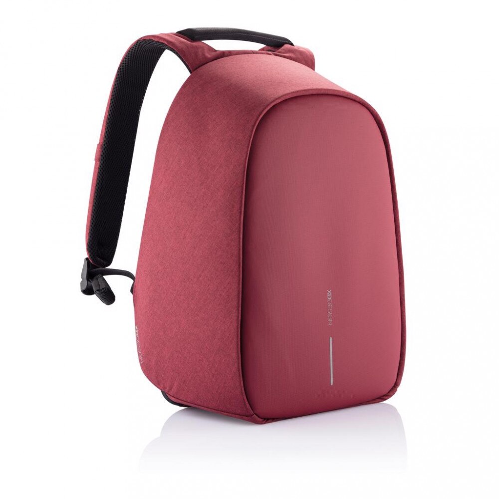 Rucsac sport casual, antifurt, port usb, buzunare ascunse, XD by AleXer, 20IAN458, rpet, Rosu, breloc inclus