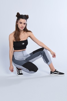 Ecko, Top bandeau crop Shine, Negru Ecko, Top bandeau crop Shine, Negru