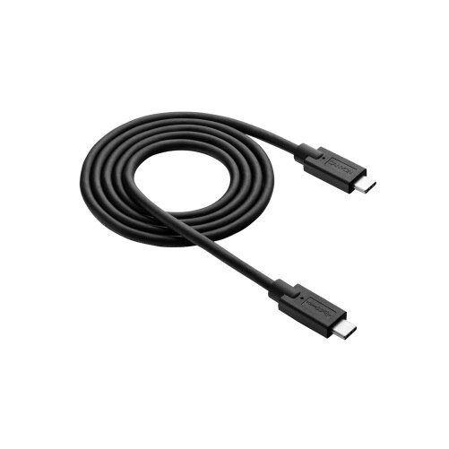 Cablu de date/incarcare Canyon, USB Type-C to USB Type-C, 1M, 5 A, Negru