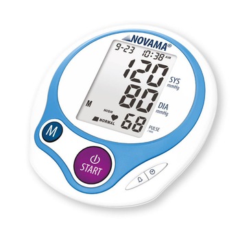 Tensiometru electronic de brat Novama Home, medie 3 masuratori, memorare 60 de valori Tensiometru electronic de brat Novama Home, medie 3 masuratori, memorare 60 de valori