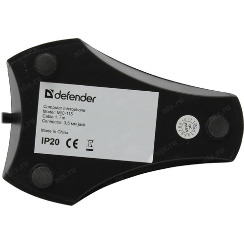 Микрофон за компютър Defender, MIC-115, 1,7 м кабел, Черен - eMAG.bg
