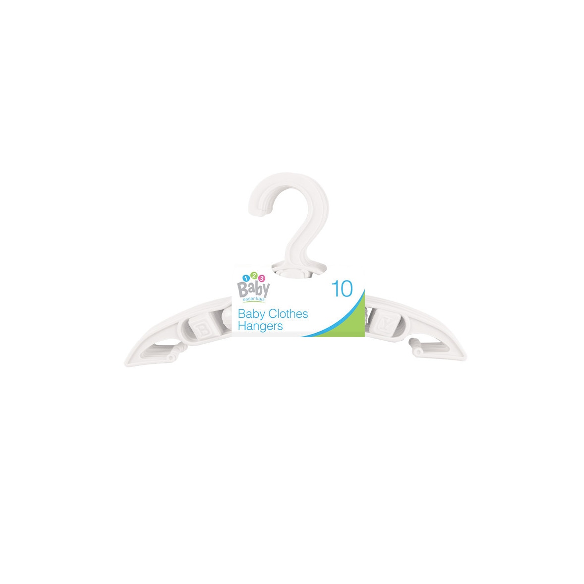 Playgro Baby Clothes Hangers 10 Pack - White