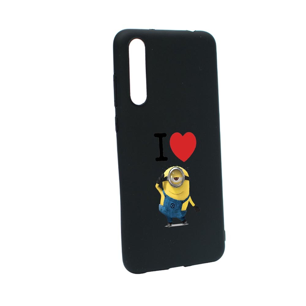 Husa Silicon I Love Minion, compatibila cu Sony Xperia 10 III, rezistenta la uzura, anti-alunecare, B216