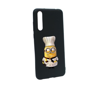 Husa Silicon Compatibila Cu Sony Xperia 10 III, Minion Chef, rezistenta la uzura, anti-alunecare, B215 Husa Silicon Compatibila Cu Sony Xperia 10 III, Minion Chef, rezistenta la uzura, anti-alunecare, B215