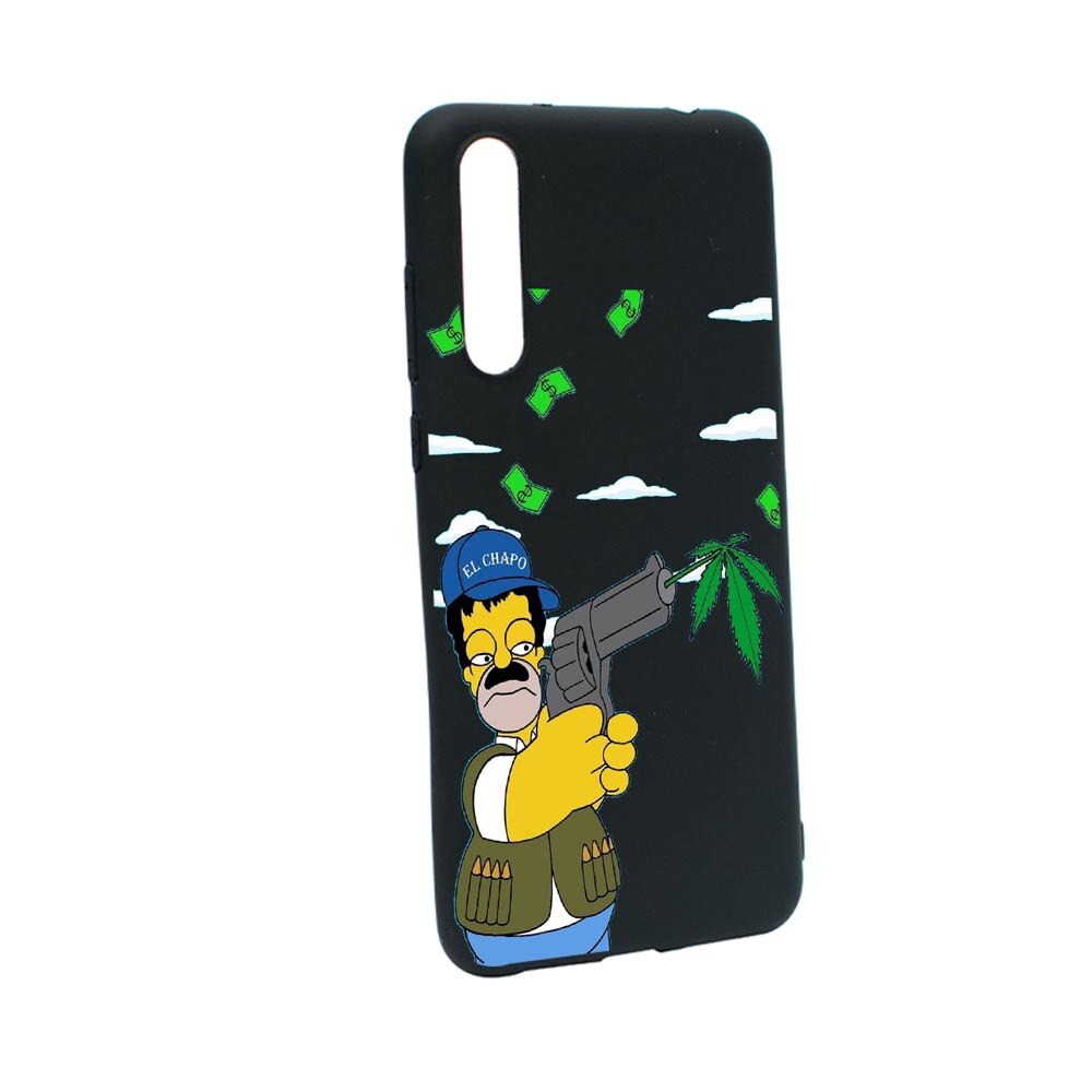 Husa Silicon Narcos Simpson, Movie Compatibila Cu Sony Xperia 10 III, rezistenta la uzura, anti-alunecare, B441