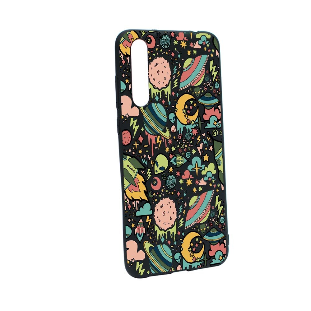 Husa Silicon Universe, Planets UFO, compatibila cu Sony Xperia 10 III, rezistenta la uzura, anti-alunecare, B472