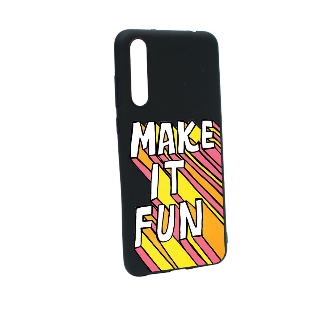 Husa Silicon Make It Fun, compatibila cu Xiaomi Mi 10 / Mi 10 Pro, rezistenta la uzura, anti-alunecare, B494