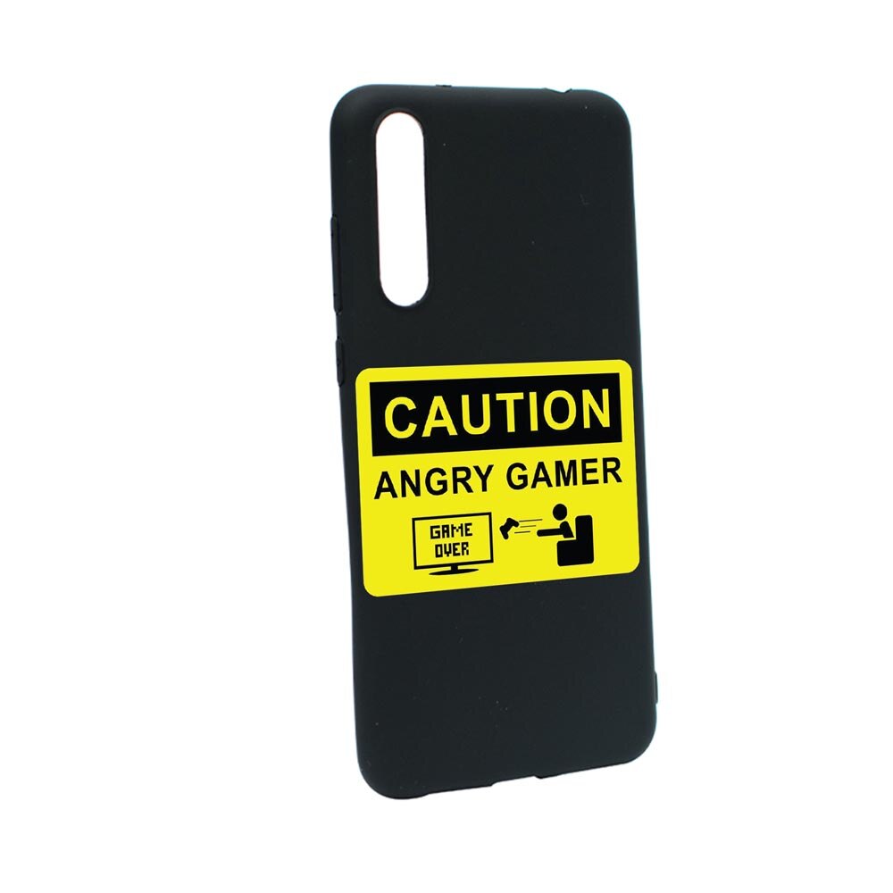 Husa Silicon Angry Gamer, compatibila cu Sony Xperia 10 III, rezistenta la uzura, anti-alunecare, B673