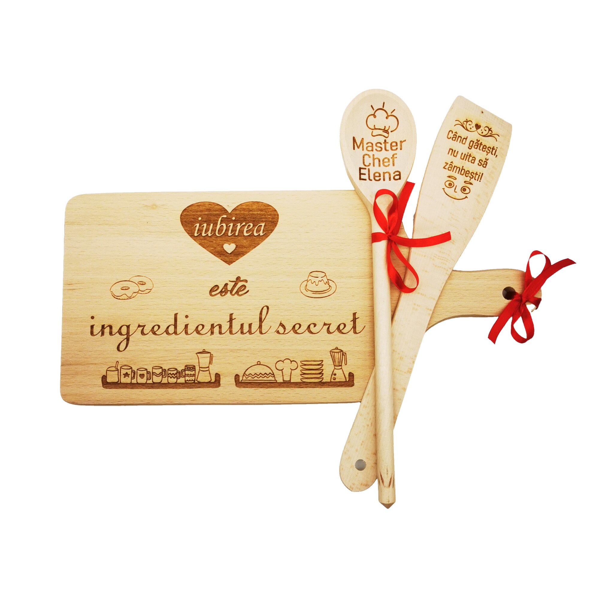 Set de bucatarie personalizat 