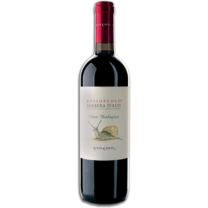 Vin Rosu Vite Colte Rosso Fuoco Bio, Barbera D' Asti, Bio, DOCG, Sec, 0.75l