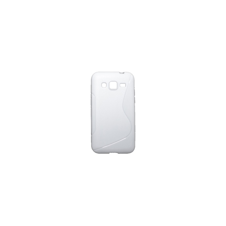 Gigapack gumi/szilikon tok Samsung Galaxy Core Prime (SM-G360, SM-G361) készülékhez, fehér