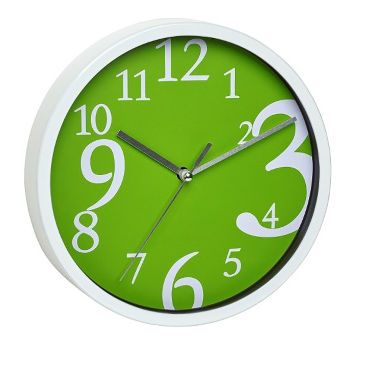 Fali óra, nem ketyeg! 60.3034.04 zöld