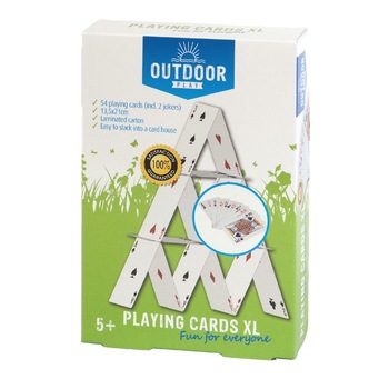 Joc de carti XL, pentru exterior, 21 cm, Outdoor Play Joc de carti XL, pentru exterior, 21 cm, Outdoor Play