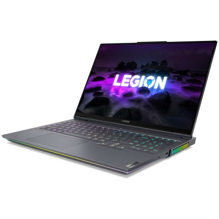 Lenovo Legion 7 16ACHg6 16" WQXGA 165Hz Gaming laptop, AMD Ryzen™ 7 5800H, 32GB, 1TB SSD, Nvidia GeForce RTX 3070 8GB, NoOS, Nemzetközi angol billentyűzet, Szürke
