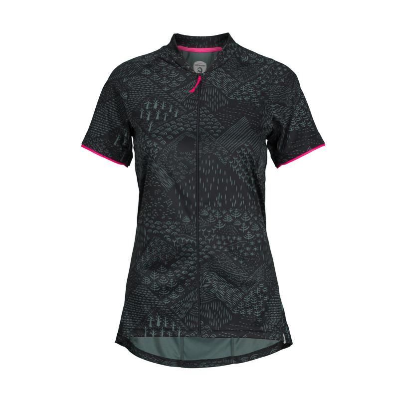 Tricou femei NORTHFINDER Dika TR-4536MB, Negru/Gri