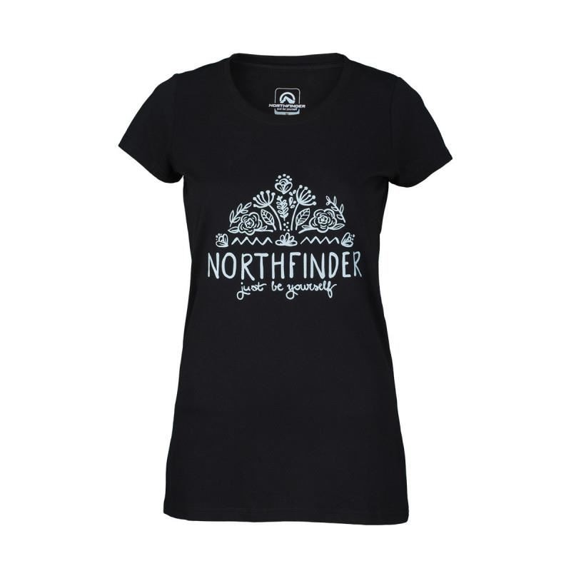 Tricou femei NORTHFINDER Mara TR-4540OR, Negru