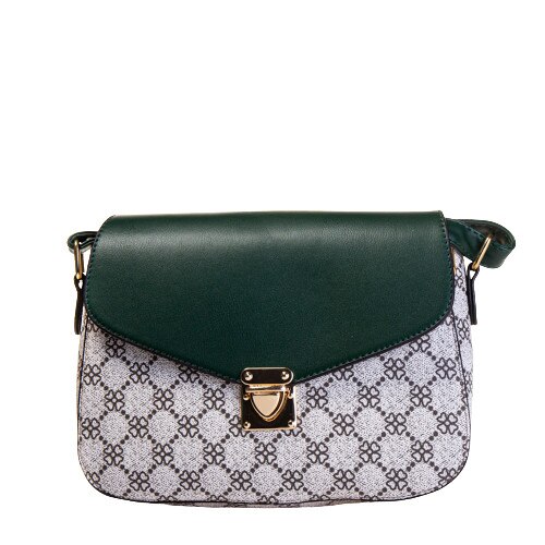 Geanta dama Gina 6689, de umar, Casual, Verde