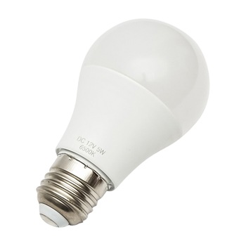 Bec cu LED E27 5W, 12V culoare alba 6500K Breckner Germany Bec cu LED E27 5W, 12V culoare alba 6500K Breckner Germany