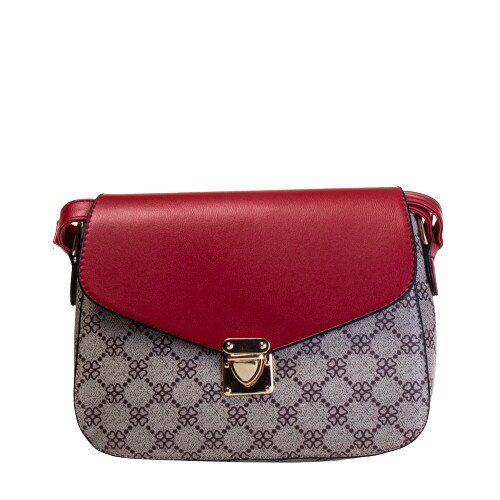 Geanta dama Gina 6689, de umar, Casual, Rosu